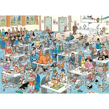 Jan van Haasteren Comic Puzzle - The Cat Pageantry (1000 Pieces) (Jumbo International 8710126011034) photo