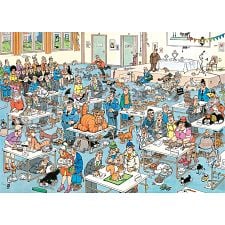 Jan van Haasteren Comic Puzzle - The Cat Pageantry (2000 Pieces)