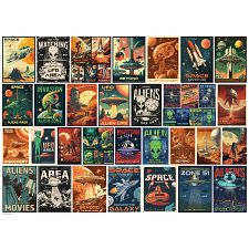 Vintage Alien Posters (Eurographics 628136659277) photo
