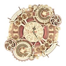 ROKR Wooden Mechanical Gears Model - Zodiac Wall Clock