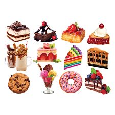 Dessert Delights - 12 Mini Shaped Puzzles (Cra-Z-Art 4895145418614) photo