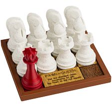 Pawn = Queen Chess Puzzle (779090735702) photo