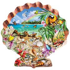 Tropical Shells - Shaped Jigsaw Puzzle