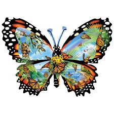 Ode to the Monarch - Shaped Jigsaw Puzzle