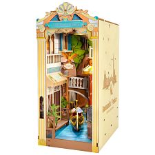 Rolife DIY Book Nook Shelf Insert (Bookend) - Romantic Venice
