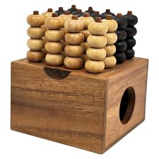 Four In A Row - 3D Wooden Strategy Game