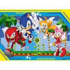 Sonic the Hedgehog: Kunckles, Sonic, Tails, Amy - 100 XXL Pieces