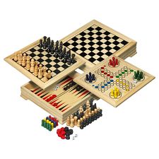 Wooden Travel Game Compendium