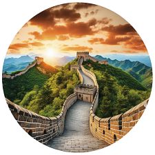 Rainbow Wooden Puzzle - Great Wall