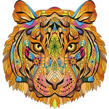 Rainbow Wooden Puzzle - Tiger