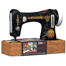 Sewing Memories - 550 Piece Jigsaw Puzzle in Collectible Tin