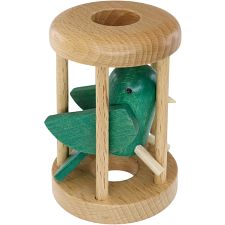 Parakeet in a Cage