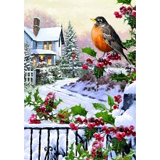 Robin and Holly Bushes