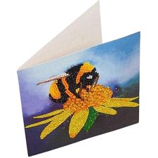 D.I.Y Crystal Art Card Kit - Bumblebee