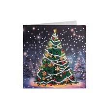 D.I.Y Crystal Art Card Kit - Festive Fir