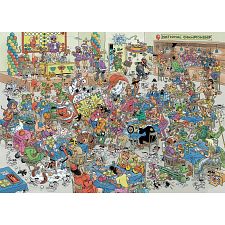 Jan van Haasteren Comic Puzzle - Ludo Battle (2000 Pieces)