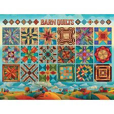 Barn Quilts - Large Piece (Cobble Hill 625012480406) photo