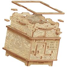 Orbital Box DIY - Wooden Puzzle Box Model Kit (Esc Welt 746052850964) photo