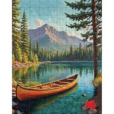 Mini Travel Puzzle - Canoe Lake (PeakTime 720535800325) photo