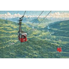 Mini Travel Puzzle - Jasper Sky Tram, Jasper National Park