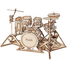 Rolife DIY Wooden Model Kit - Drum Kit (6946785116816) photo
