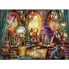 Mystical Study - Large Piece Jigsaw Puzzle