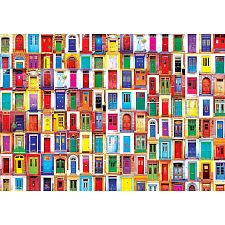 Collage of Ancient Colorful Doors from Around the World - Kodak
