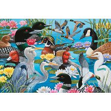 Floor Puzzle: Water Birds