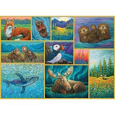 Alaskan Animals - Large Piece (Cobble Hill 625012451369) photo