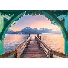 Beautiful Walkways: Footbridge at Lac D'Annecy (Ravensburger 4005555017622) photo