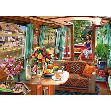 View From My Window No. 1: Canal Boat