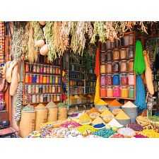 Colorful Markets: Colorful Spices and Herbs, Morocco (Ravensburger 4005555018162) photo