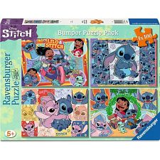 Disney Stitch: Aloha! - 4 x 100 Piece Puzzles (Ravensburger 4005556057313) photo
