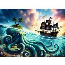 Octopus Treasure - 100 XXL Pieces (Ravensburger 4005555042631) photo