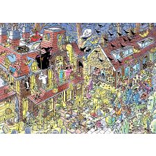 Jan van Haasteren Comic Puzzle - Trick or Treat (Jumbo International 8721017603382) photo