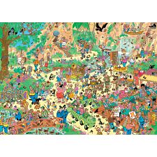 Jan van Haasteren Comic Puzzle - Flutterly Fabulous (2000 Piece)