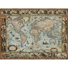 Map Art: Willem Blaeu World (Heye 4001689301095) photo