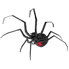 Metal Earth - Black Widow Spider (Fascinations 032309000382) photo
