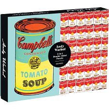 Andy Warhol: Soup Cans - 2-in1 Double Sided Puzzle (Galison 9780735354241) photo