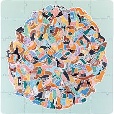 299 Dogs (and a cat) - A Canine Cluster Jigsaw Puzzle (Laurence King 9781913947156) photo