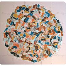 299 Cats (and a dog) - A Feline Cluster Jigsaw Puzzle (Laurence King 9781786276582) photo