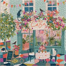 Afternoon Tea - Large Piece Jigsaw (Galison 9780735369924) photo