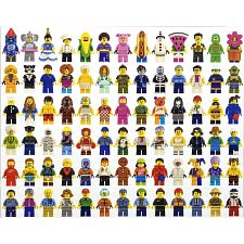 LEGO: Minifigure Puzzle (Chronicle Books 9781452182278) photo