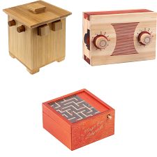 Wooden Puzzle Box Bundle