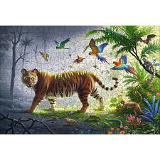 Jungle Tiger - Wooden Jigsaw Puzzle (Ravensburger 4005556175147) photo
