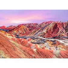 Beautiful Mountains: Rainbow Mountains, China