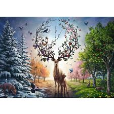 Deer at Day and Night