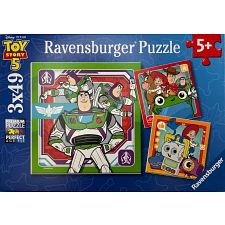 Disney Toy Story 5: On a Mission - 3 x 49 Piece Puzzles