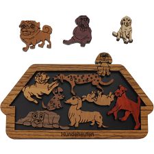 Doghouse (Hundehaus) - Wooden Packing Puzzle