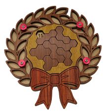 Advent Wreath - Countdown to Christmas Packing Puzzle